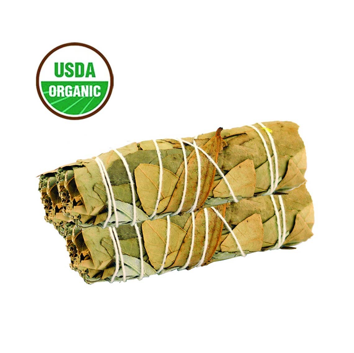 Smudge Stick - White Sage & Bay Leaf (4 in.)