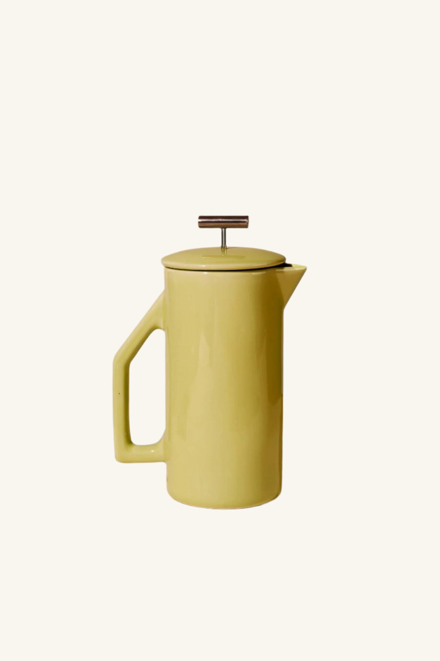 Chartreuse Ceramic French Press