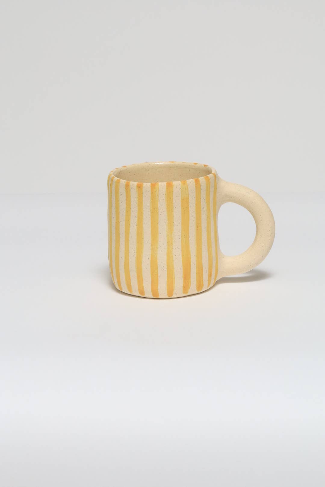 Squished Striped vase: Green