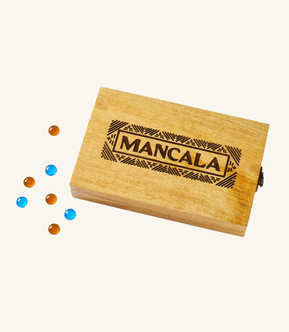 Mancala Wooden Game Set