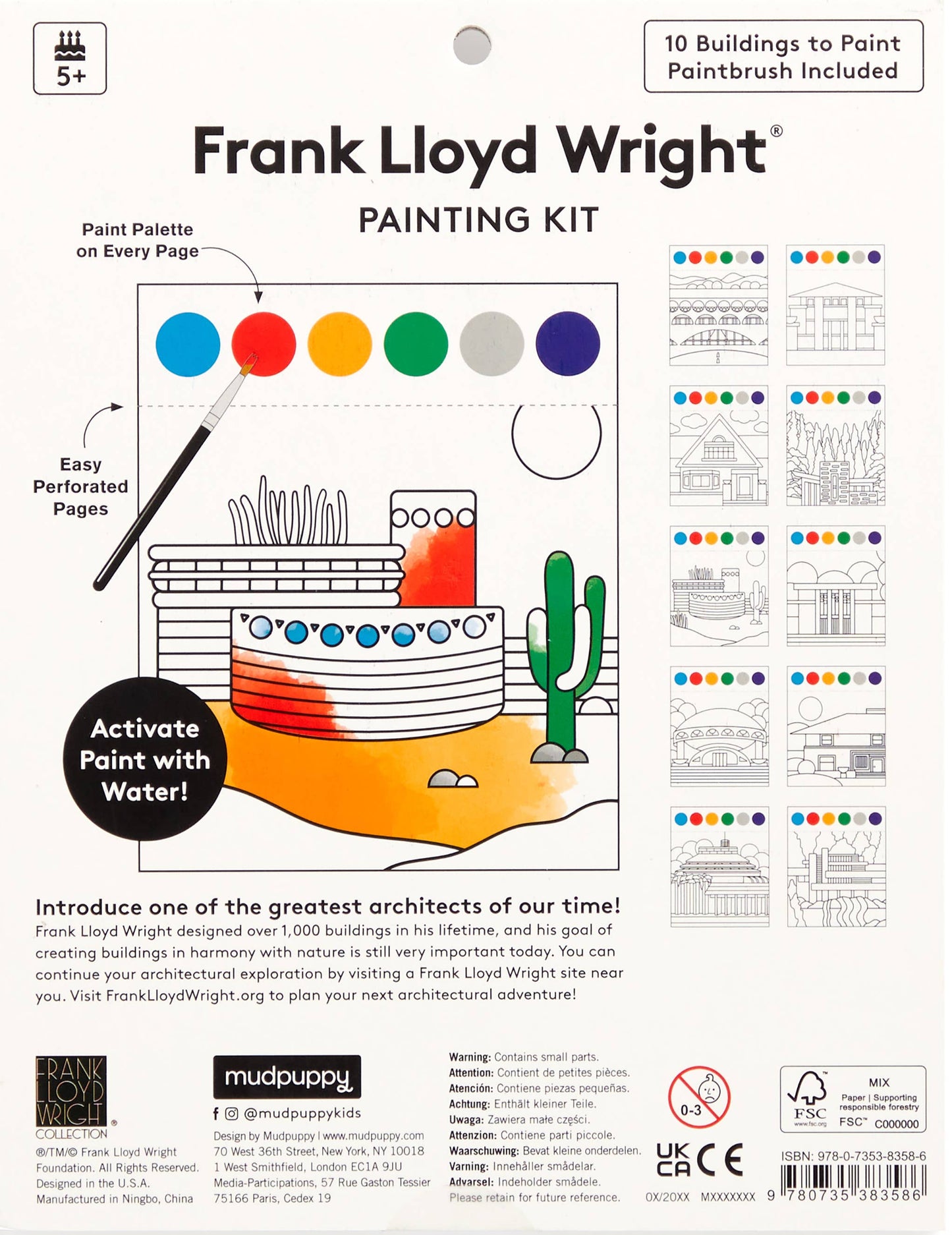 Frank Lloyd Wright Painting Kit