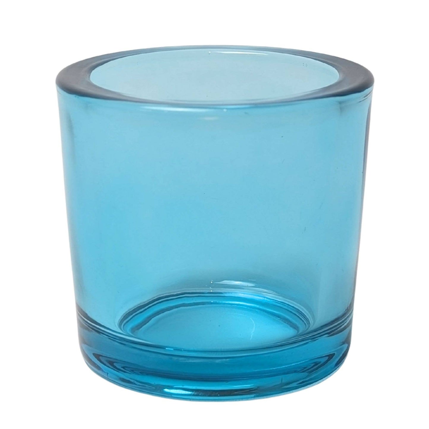 Recycled Glass Votive Candle Holders : Aqua