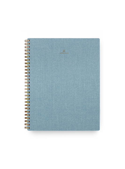 The Notebook - Chambray Blue: Lined