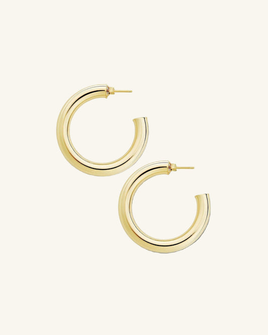 1.5" Perfect Hoops in Gold