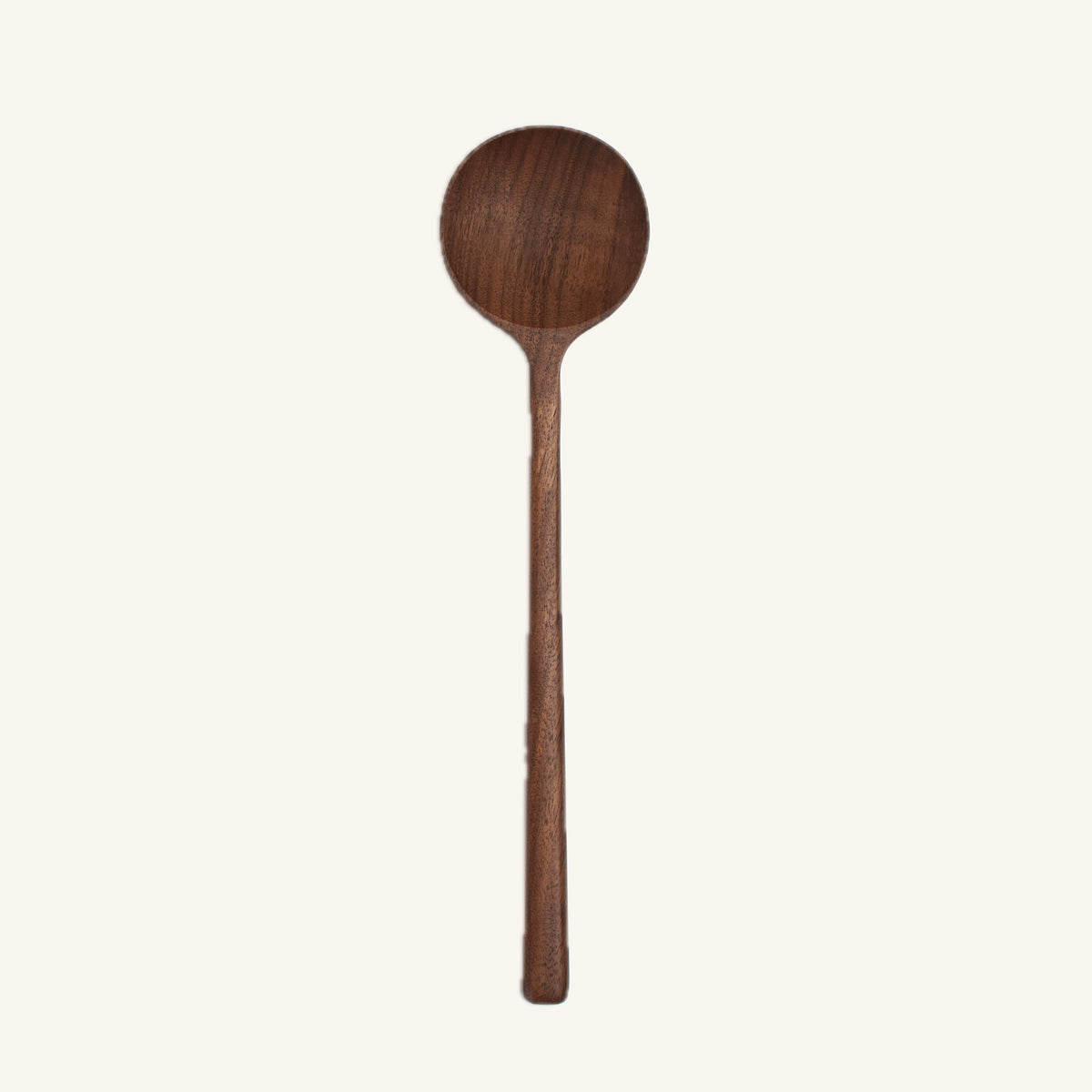 12’’ Walnut Wooden Round Spoon