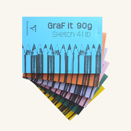Clairefontaine Graf-It Sketchpads - A5