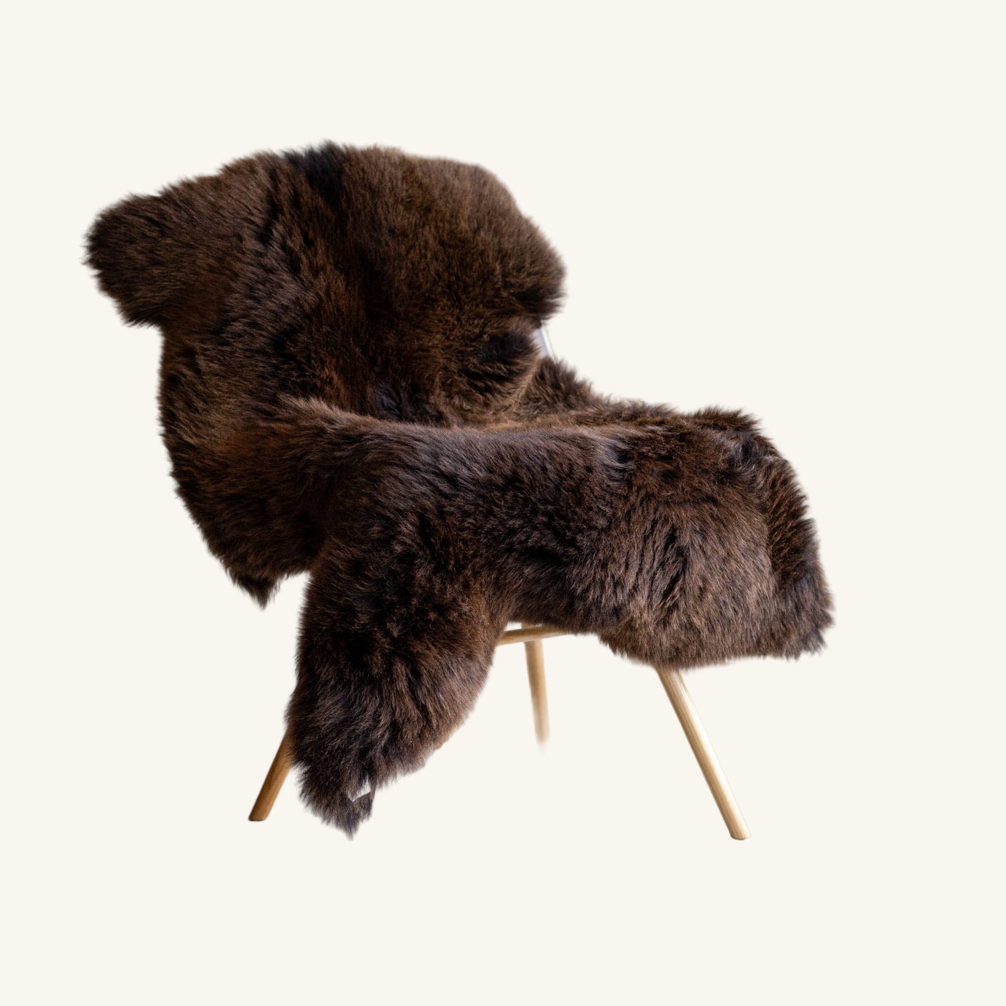 Texel sheepskin brown