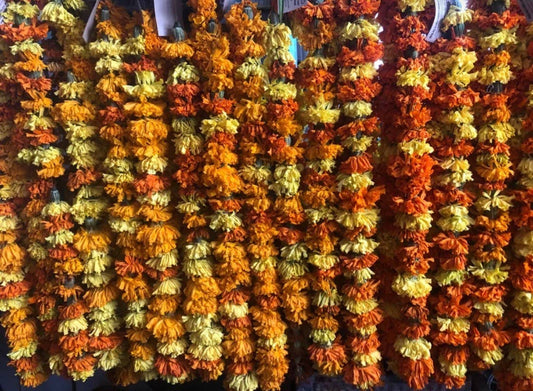 Dried Marigold Garlands