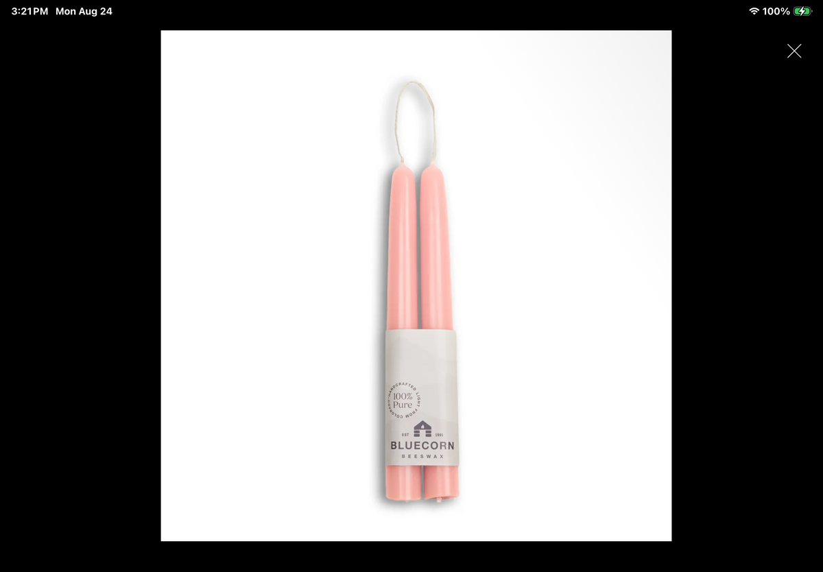 Beeswax Taper Candles