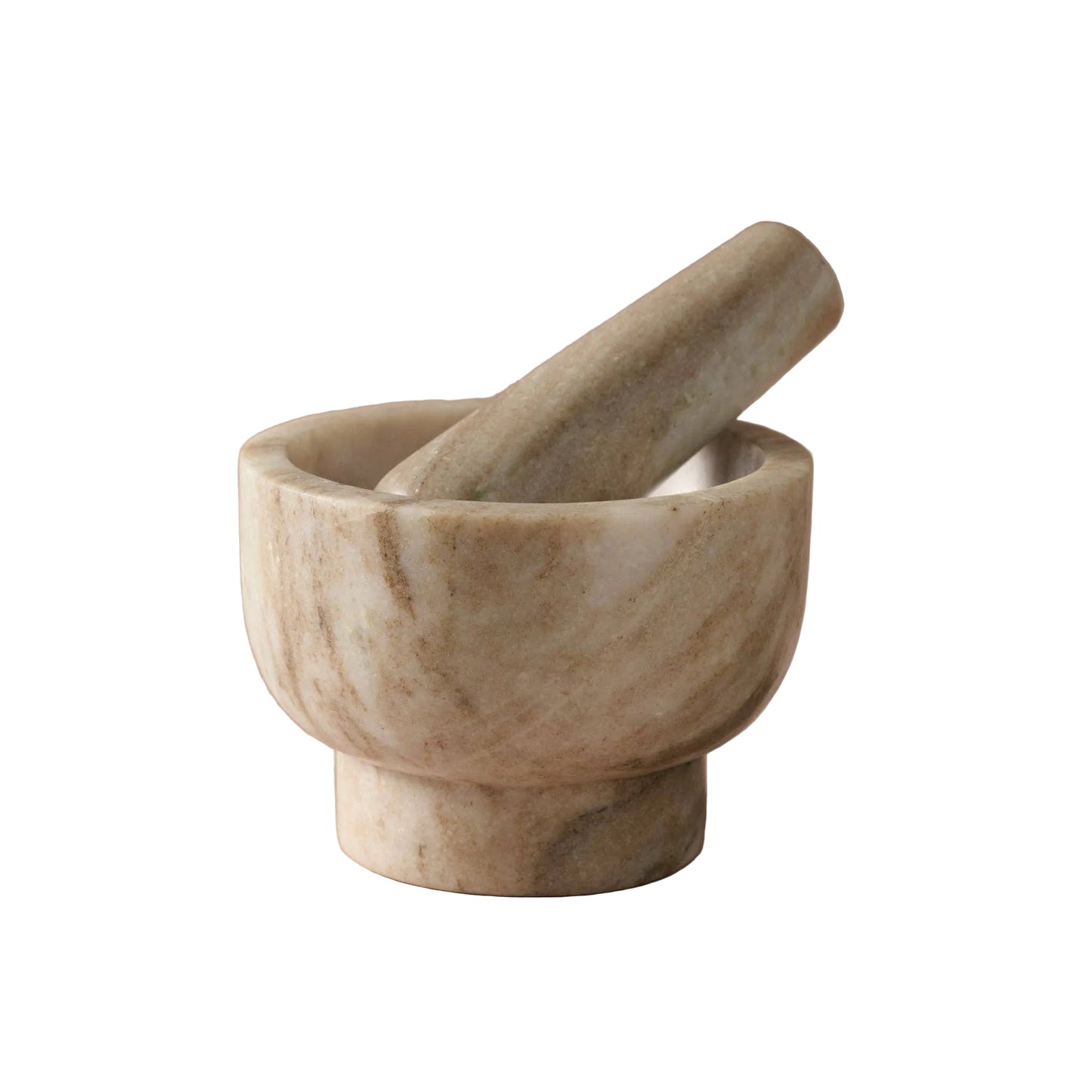 Morchana Marble Mortar + Pestle Set