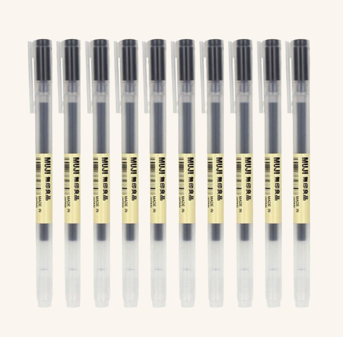 Muji Gel Ink Ball Point Pen, Black (Japan Import)