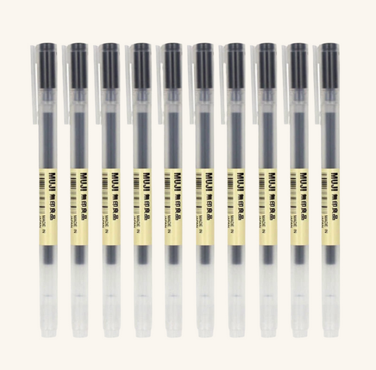 Muji Gel Ink Ball Point Pen, Black (Japan Import)