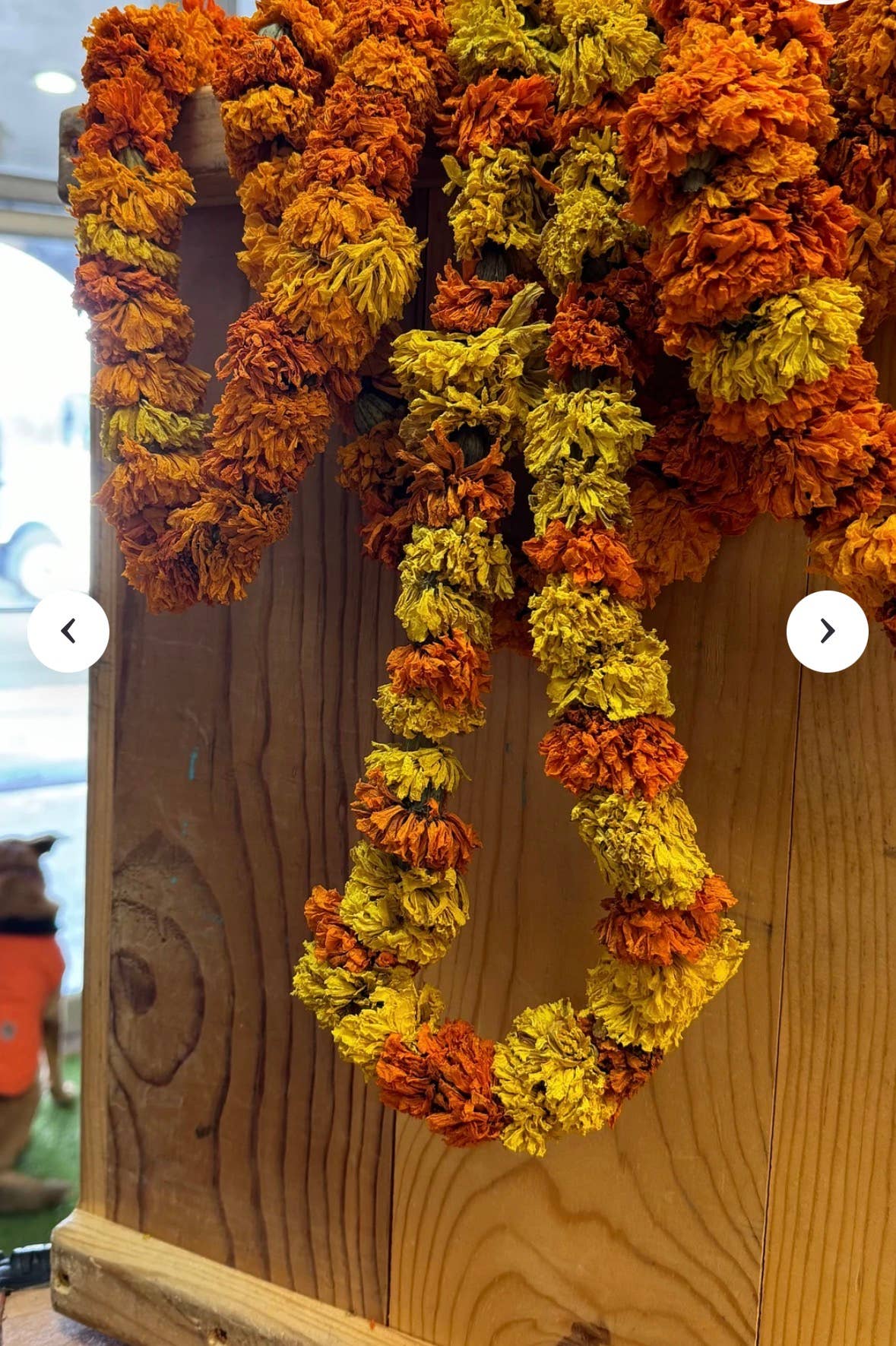 Dried Marigold Garlands