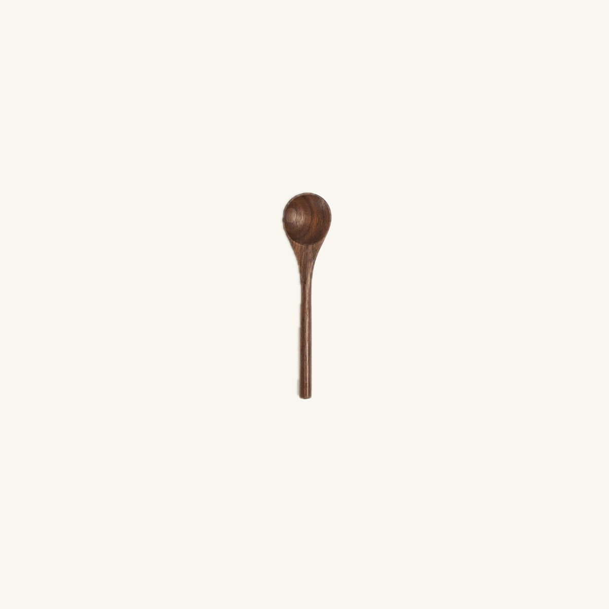 4" Walnut Wood Tiny Spoon