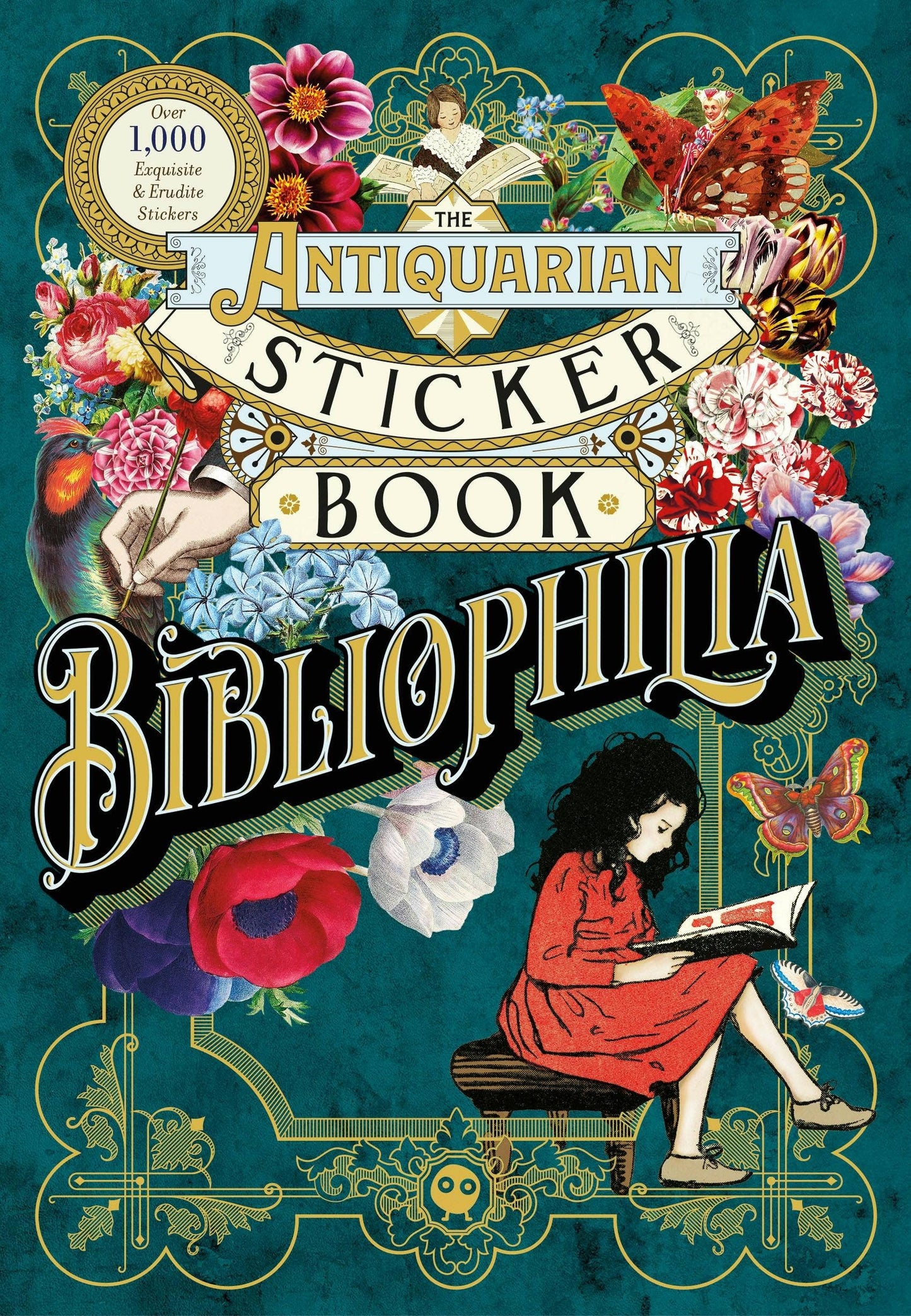 Antiquarian Sticker Book: Bibliophi