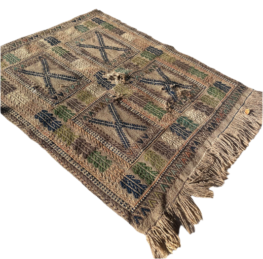 Green Kilim Rug