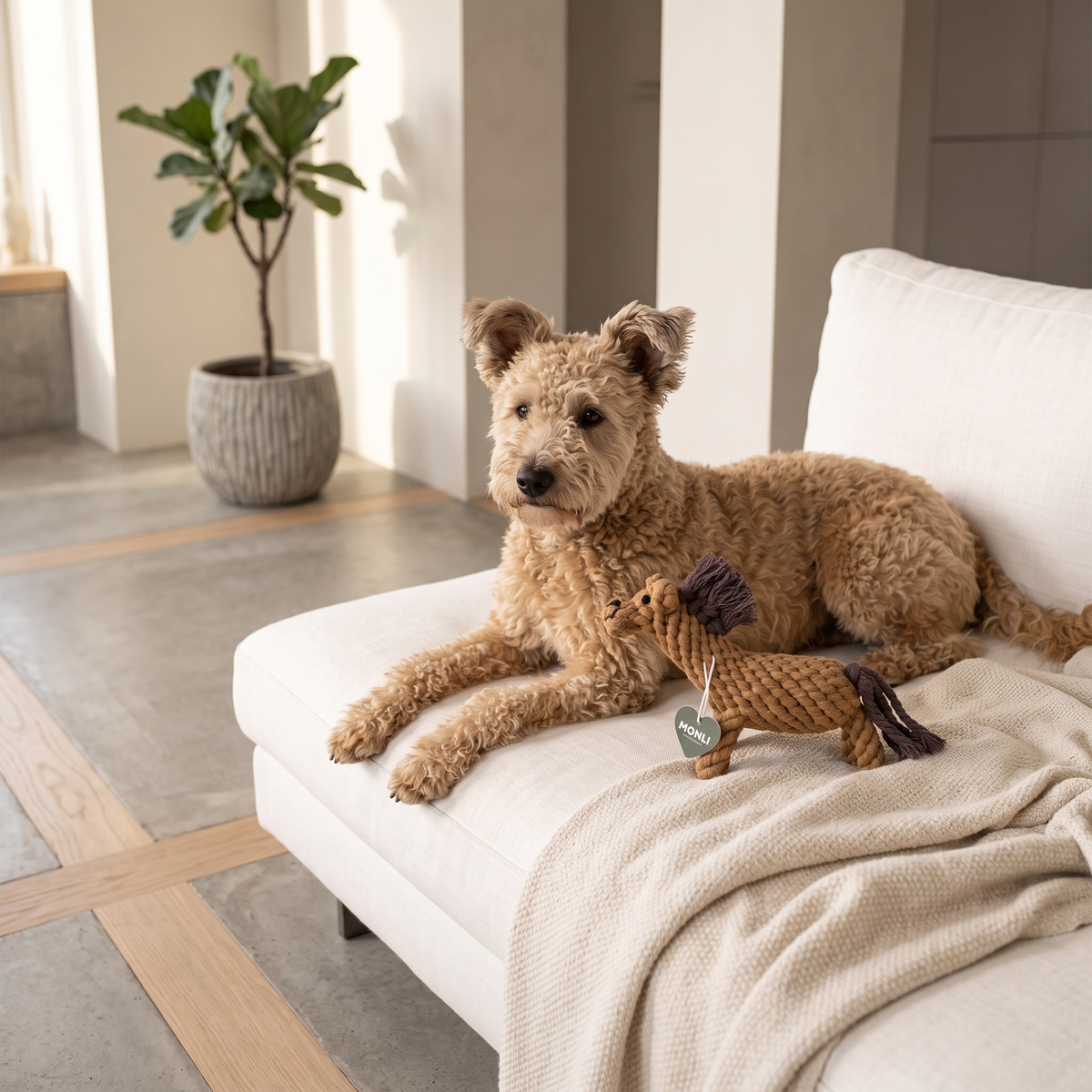 NEW: The Farm Brown Horse Pet Toy | Handcrafted