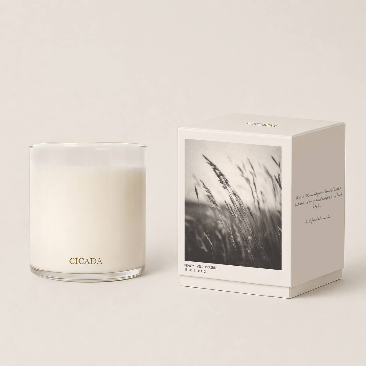 WILD PRAIRIE Large Candle