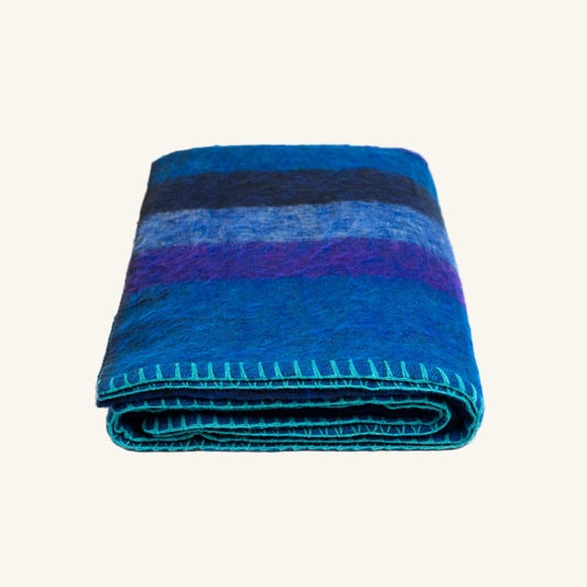 Yak wool Travel Throw Blanket