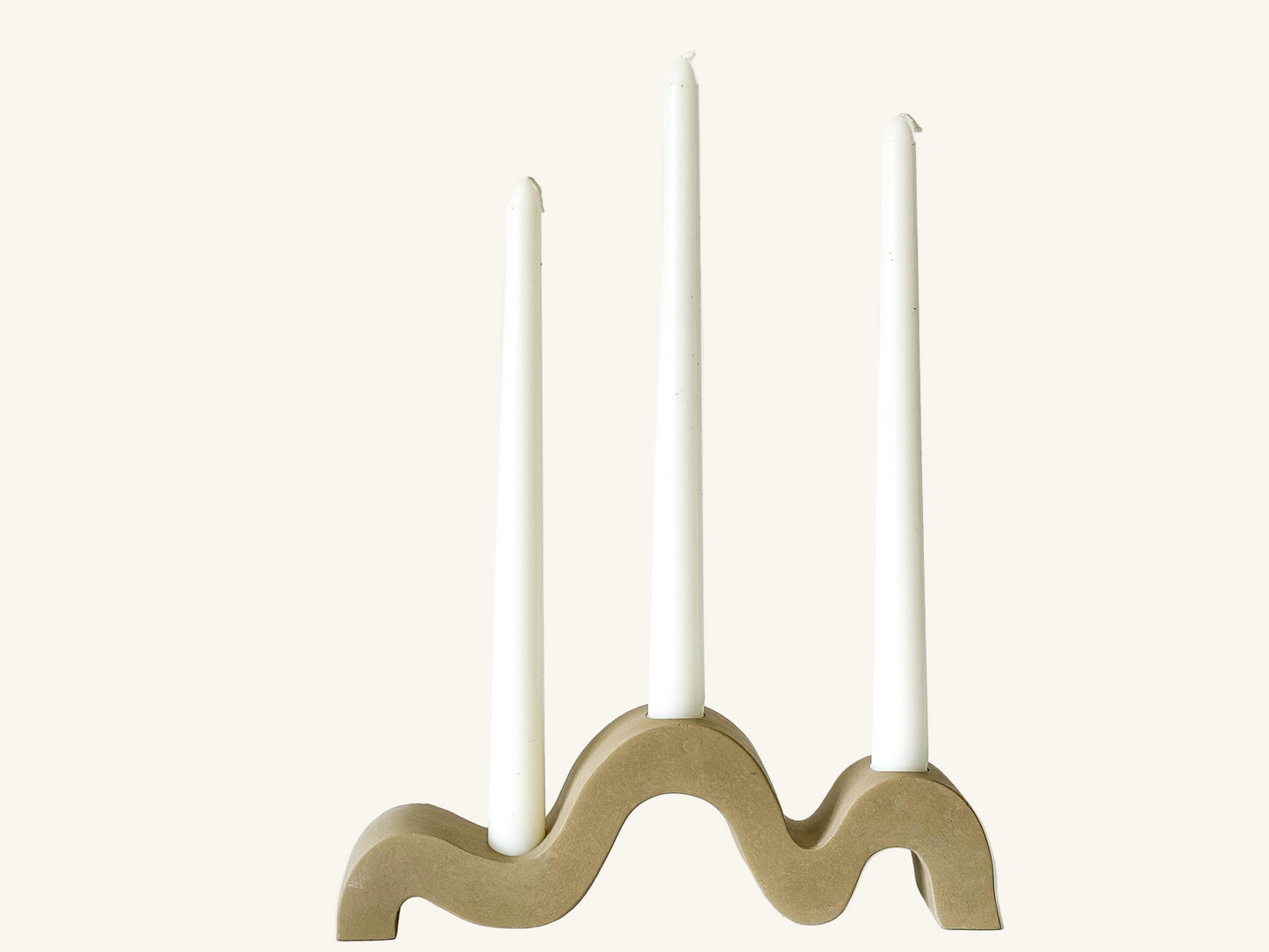 Wavy Taper Candle Holder | Candlestick Holder