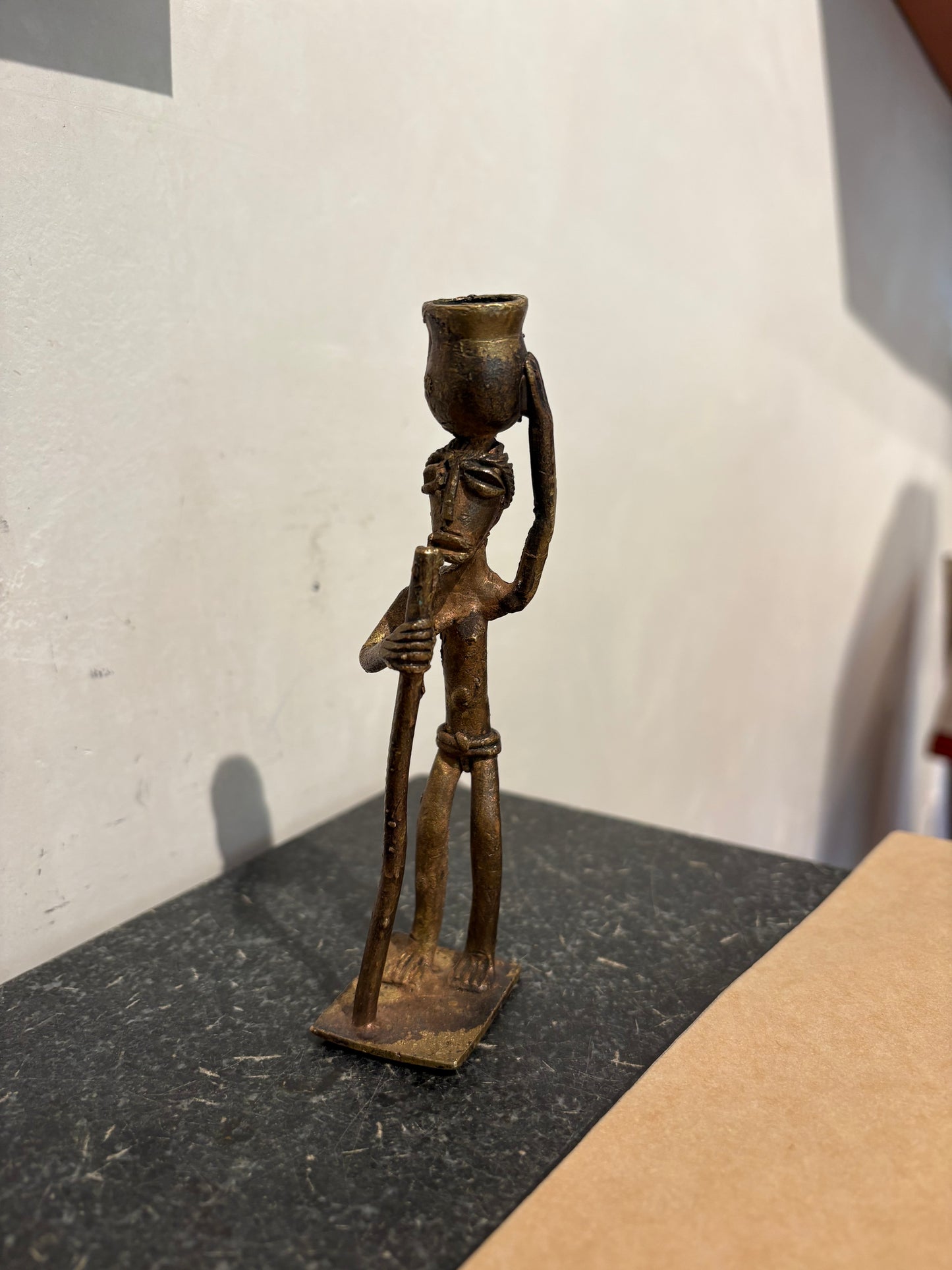 Small Brass African Figurine