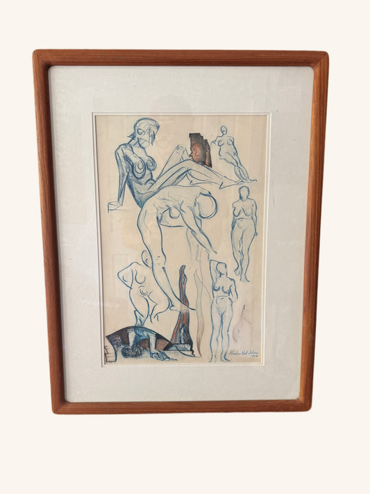 Studies of Figures and Sculptural Forms (Abraham Tobias) 1928