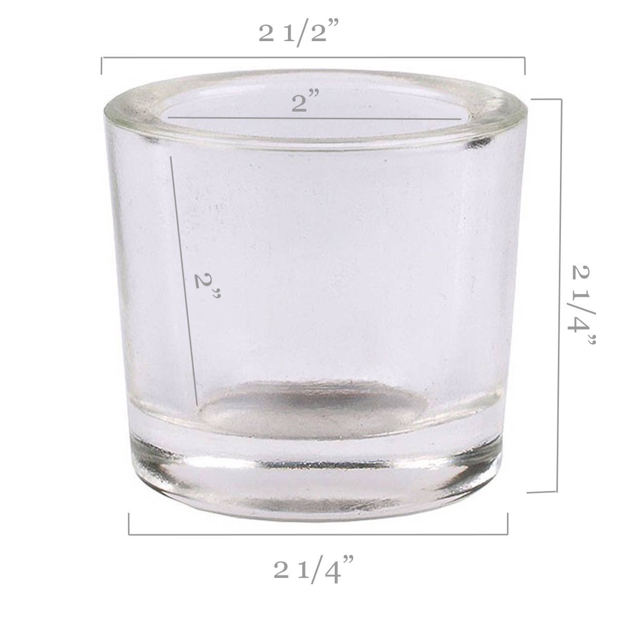 Recycled Glass Votive Candle Holders : Aqua