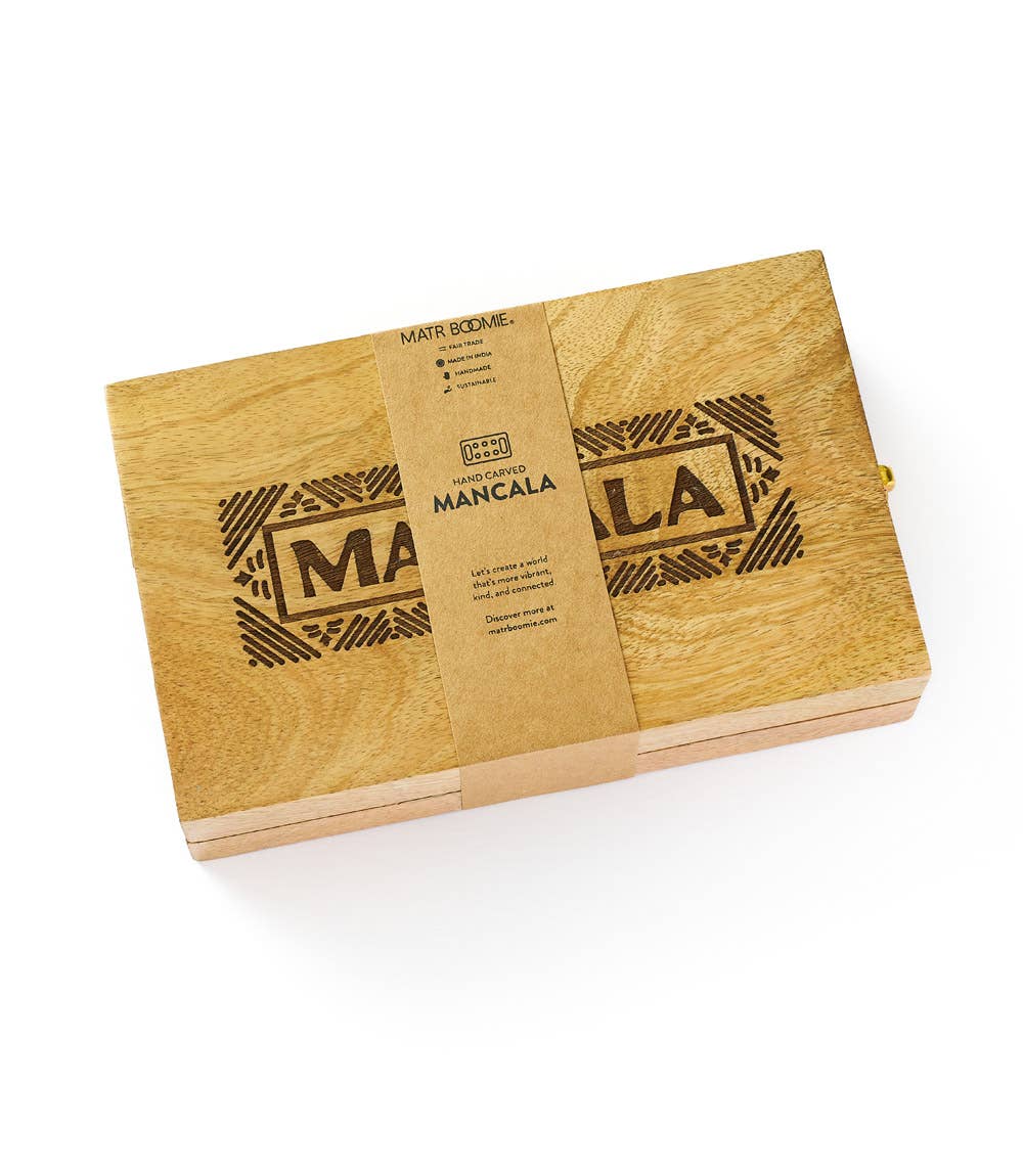 Mancala Wooden Game Set