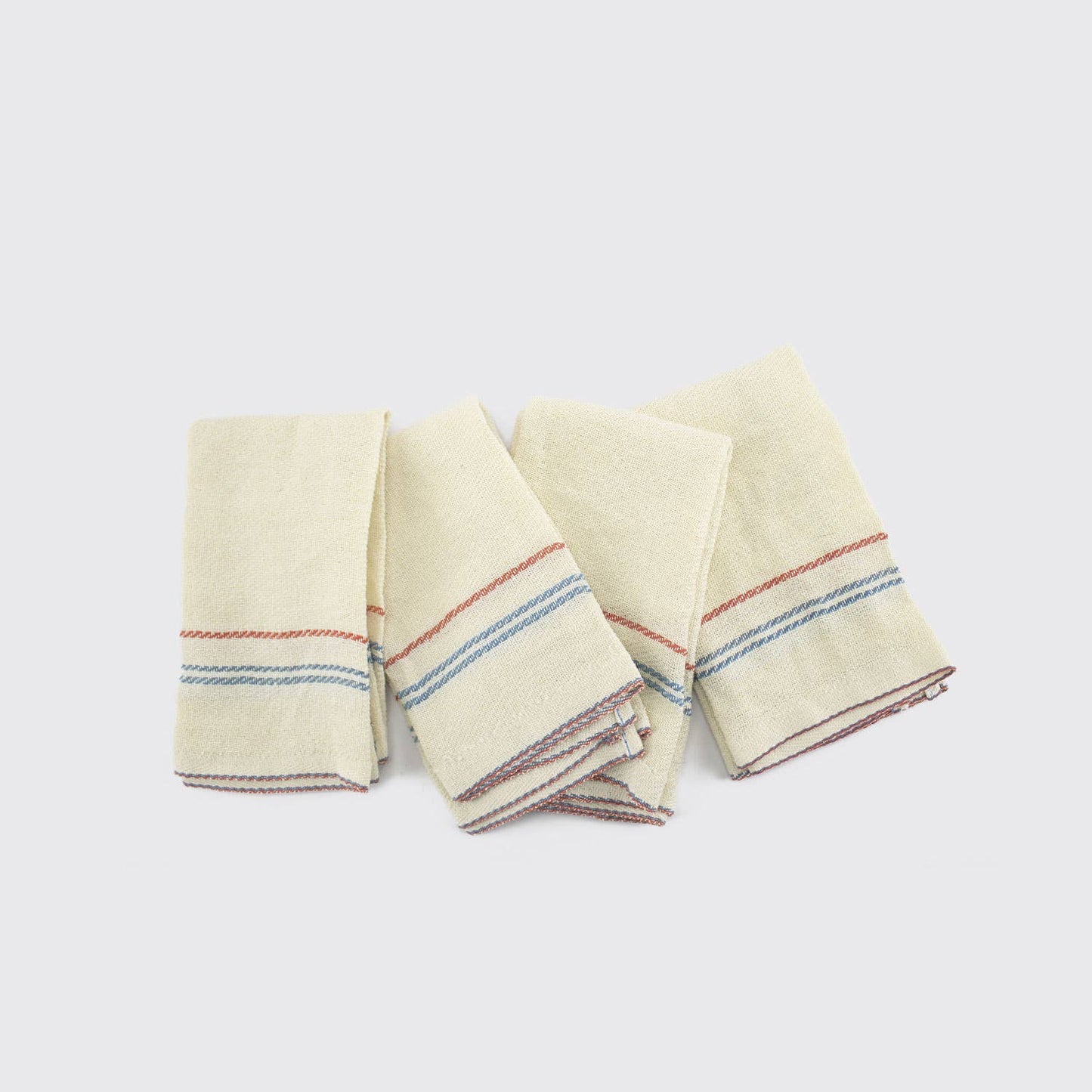 Set of Four Cotton Napkins.