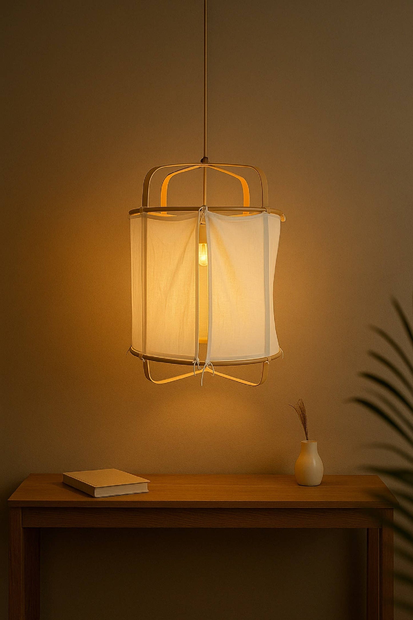 Natural Bamboo Pendant Light