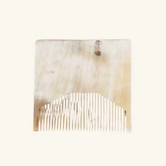 Square Horn Comb Natural
