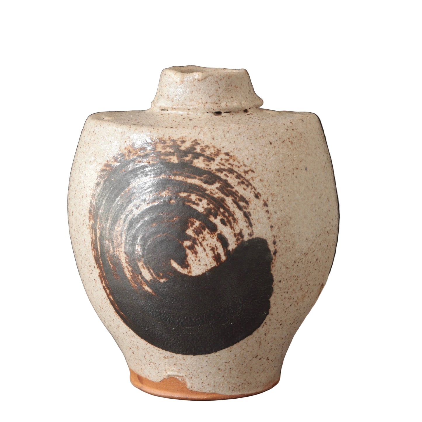 Shouldered Vase Granite Glaze