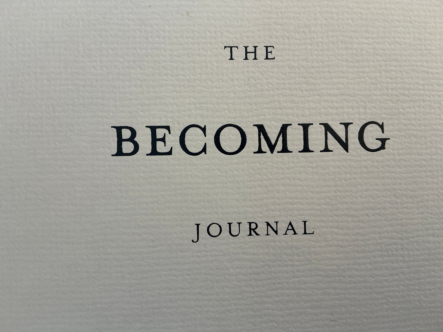 The Becoming Journal