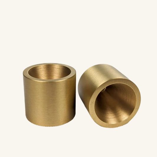 Thin Taper Candle Holder - Solid Brass