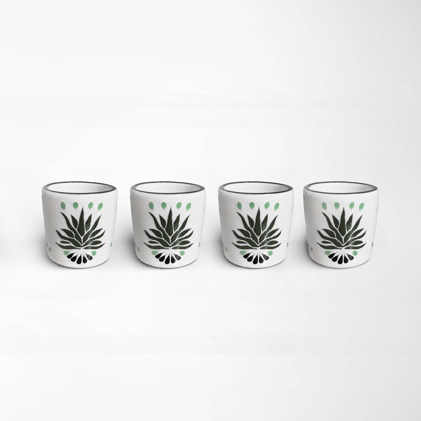 Short Agave Shot Glasses - set of 4