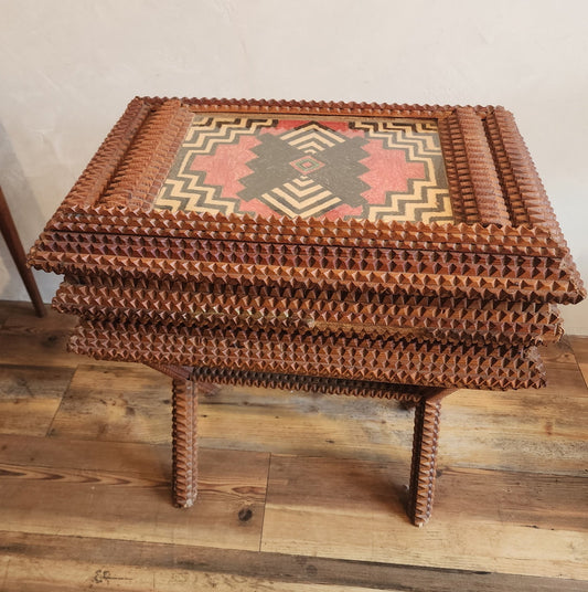 Tramp Art Table