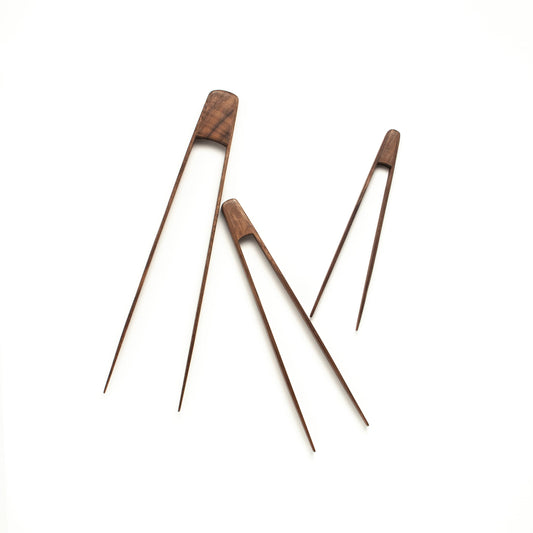 Walnut Wood Tongs