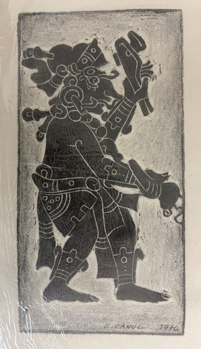 Eliezer Canul Woodblock print