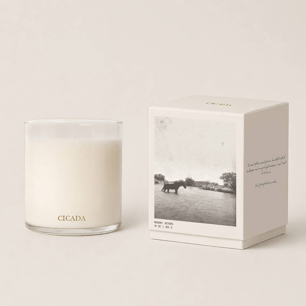 RIVERS Large Candle