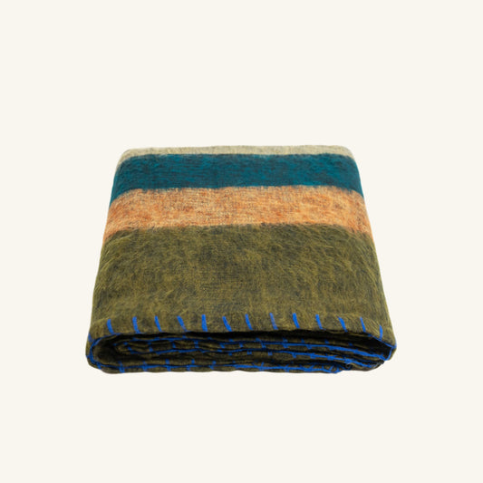 Extra Soft Yak wool Travel Throw Blanket Handmade