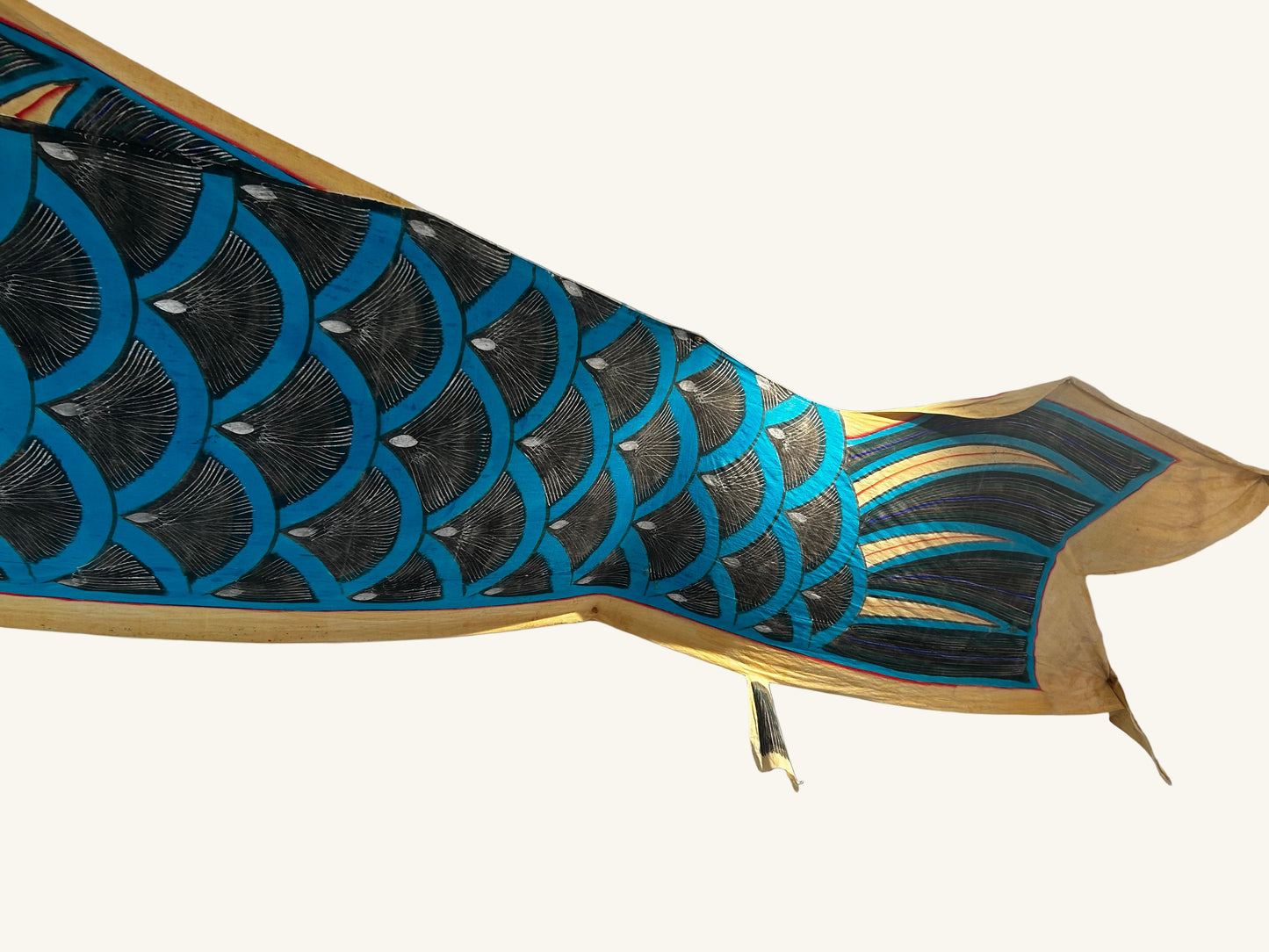 Very Large Koinobori (Vintage Japanese Carp Streamer)