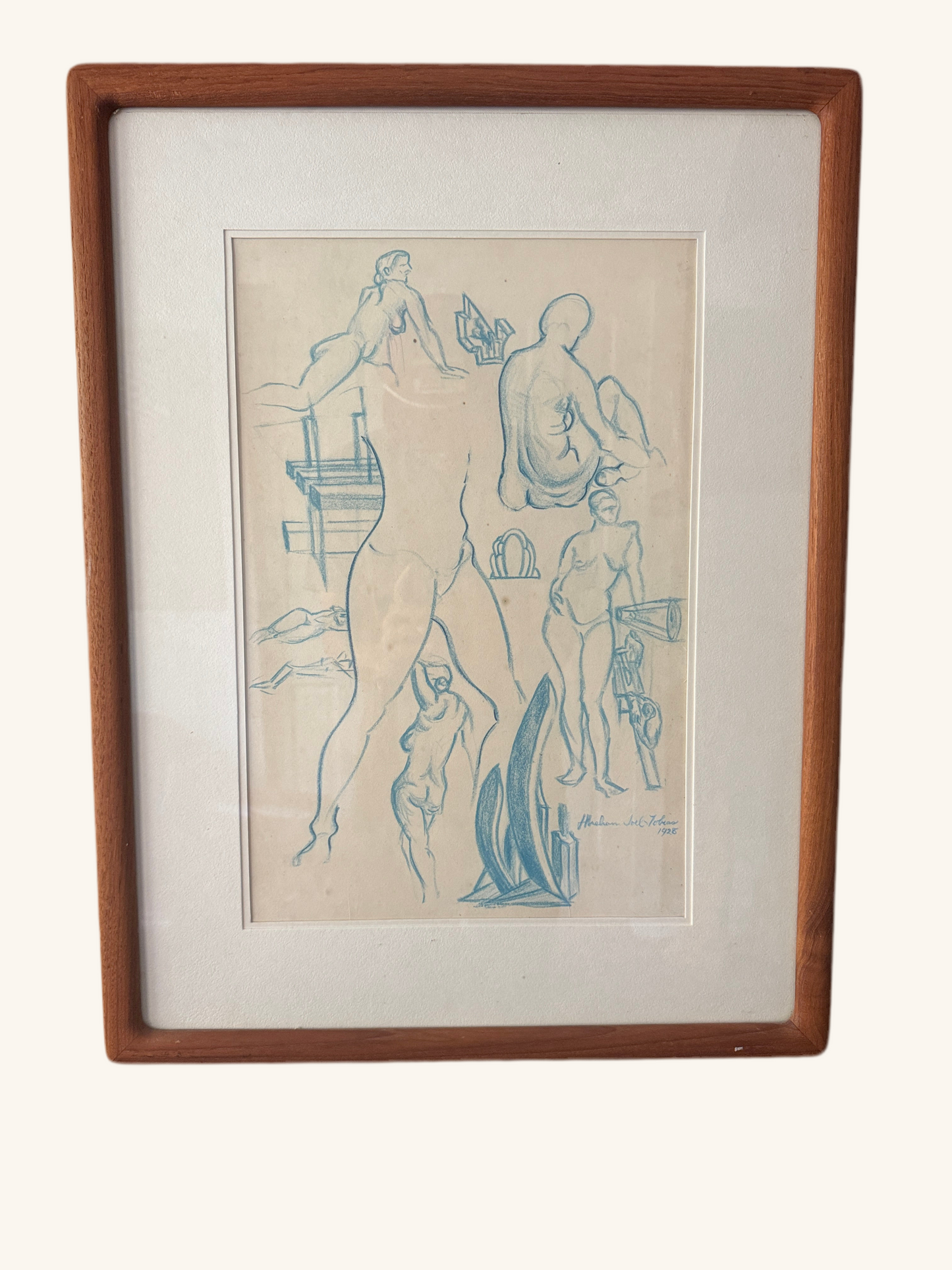 Studies of Figures and Sculptural Forms (Abraham Tobias) 1928