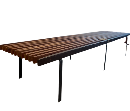 Slatted coffee table