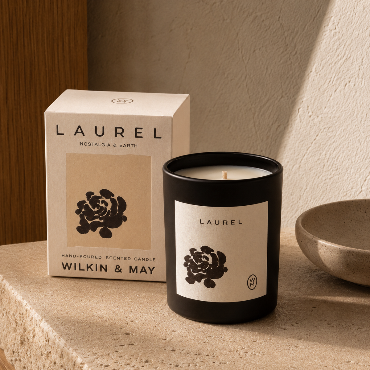 Laurel Luxury Candle | Gardenia, Petrichor & Garden Sage