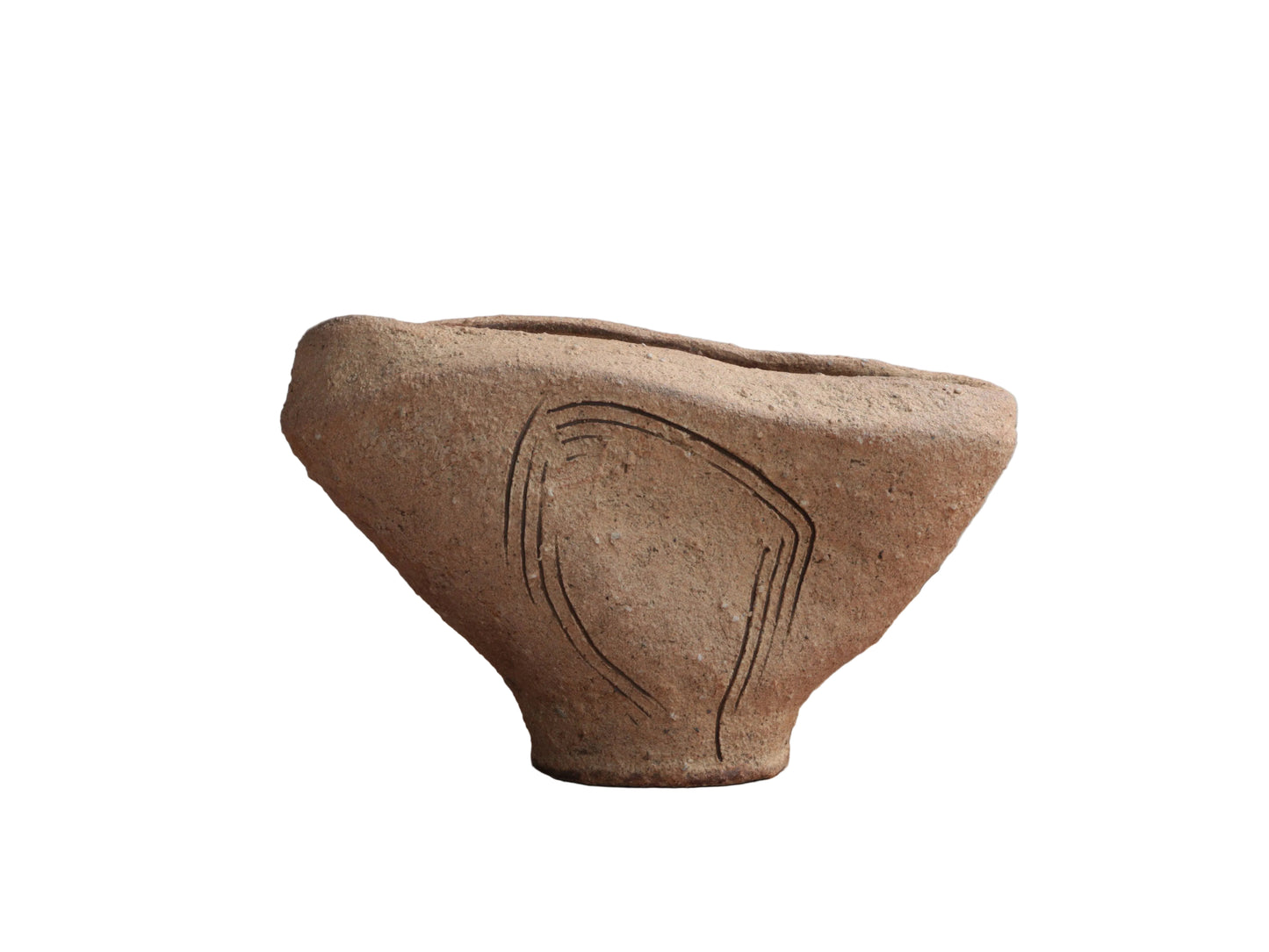 Landscape Vase Unglazed