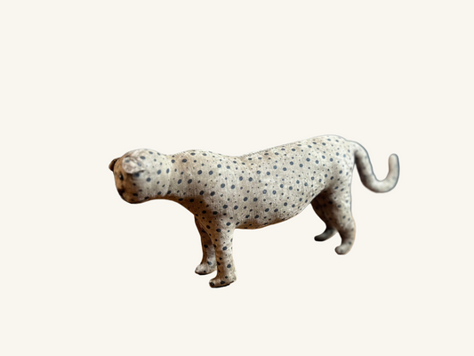 Folk Art Stuffed Leopard