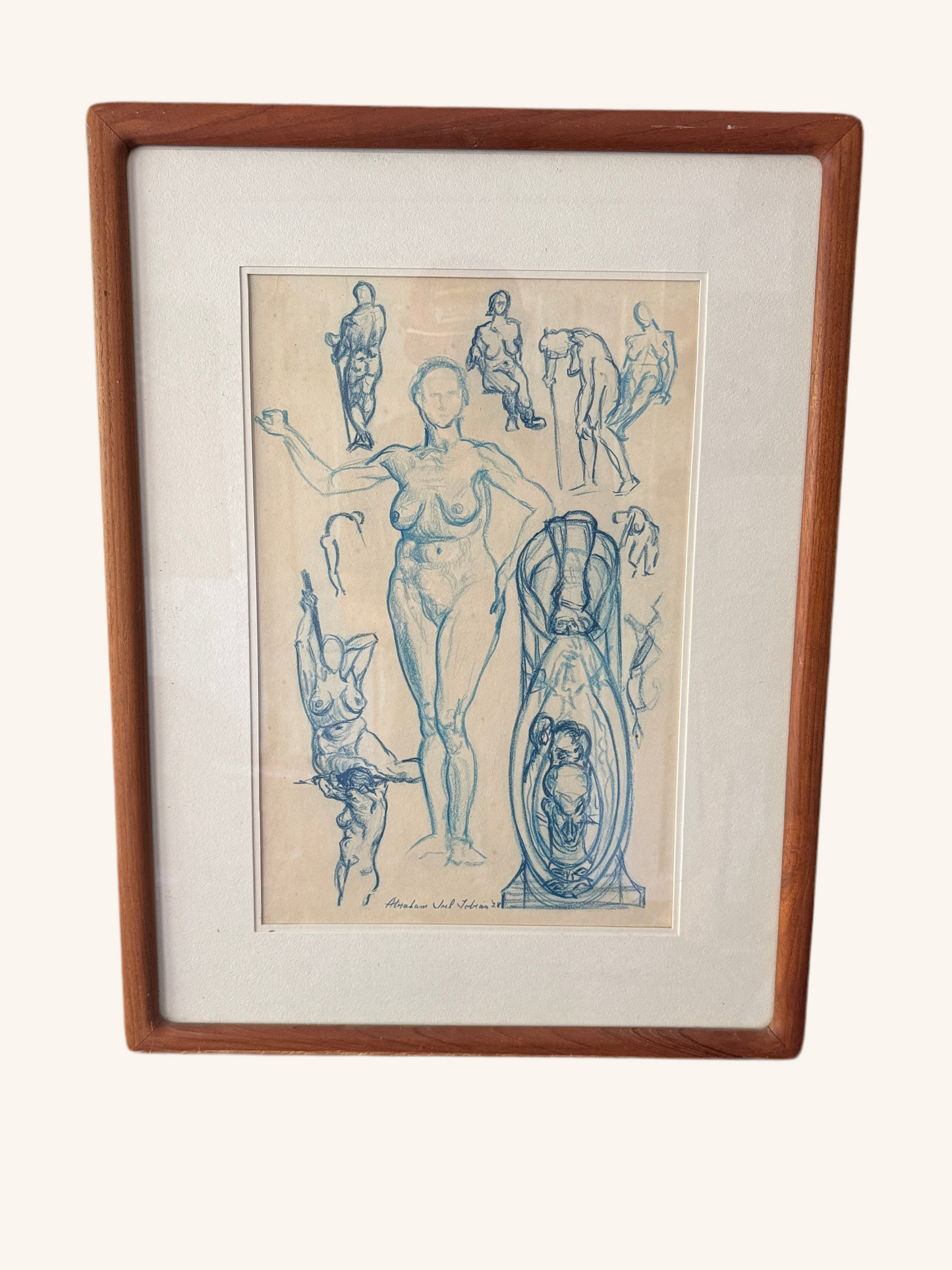 Studies of Figures and Sculptural Forms (Abraham Tobias) 1928