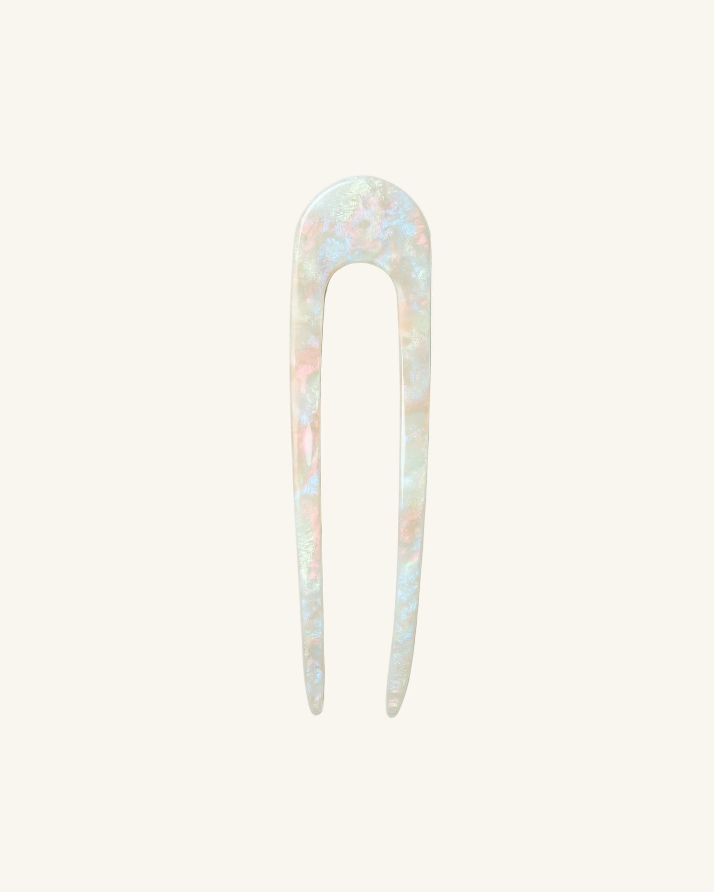 French Hair Pin in Astral Mint
