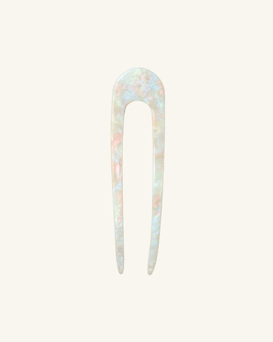 French Hair Pin in Astral Mint