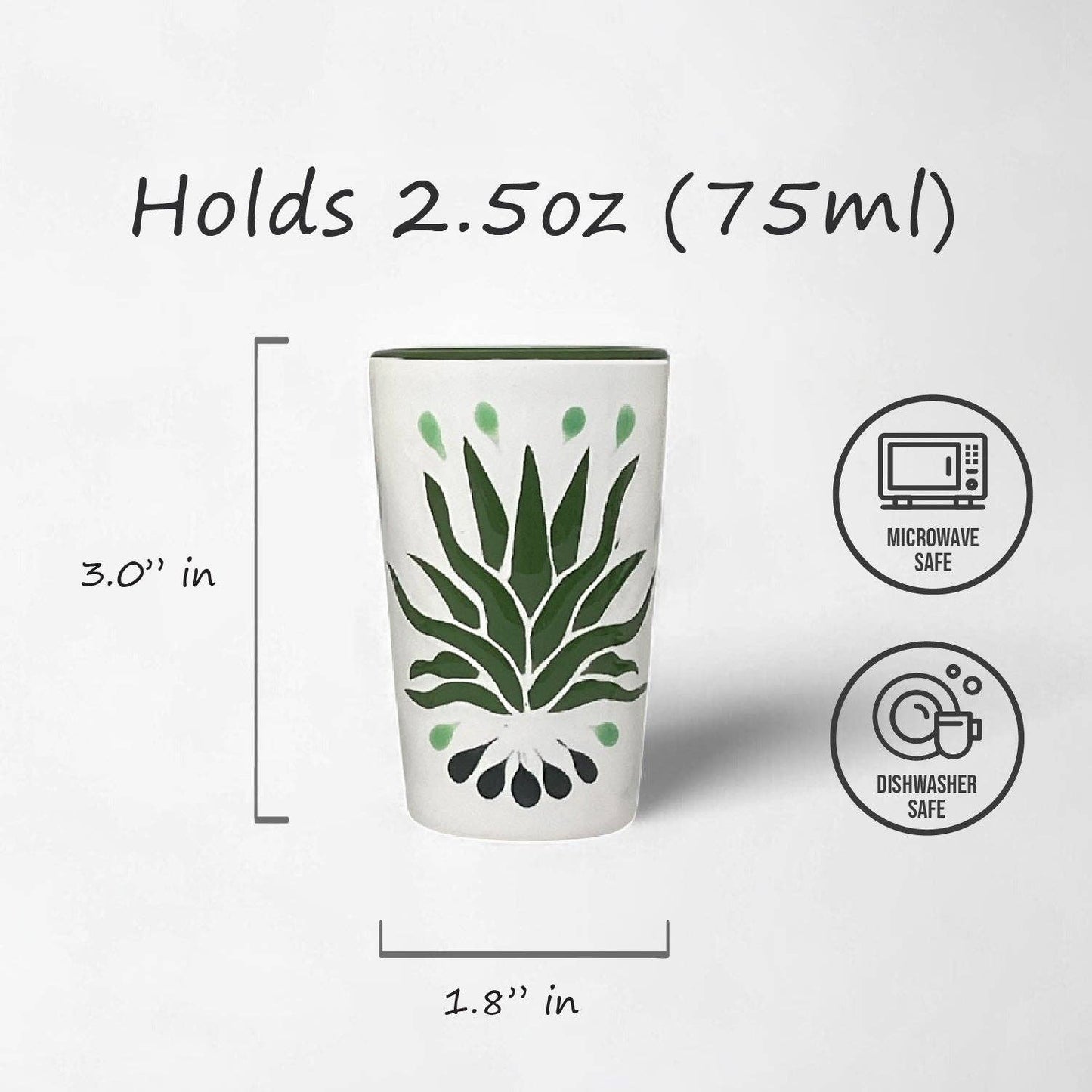Tall Agave Shot Glasses - set of 4